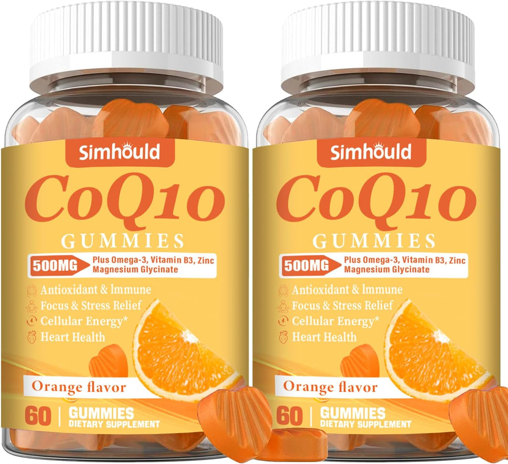 2 Pack CoQ10 500MG Gummies - Simhould