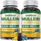 2 Pack Sugar Free 3000MG Mullein Gummies - Simhould