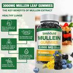 2 Pack Sugar Free 3000MG Mullein Gummies - Simhould