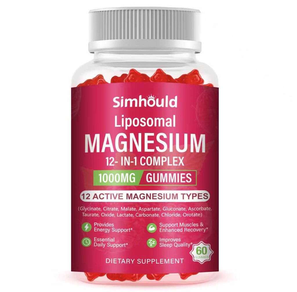 2 Packs Liposomal Magnesium Complex Gummies - Simhould