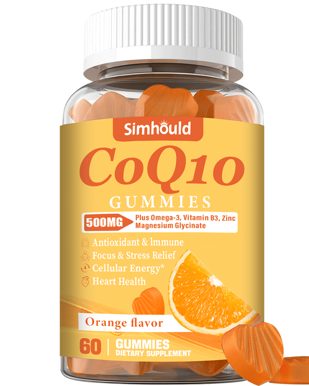 2 Pack CoQ10 500MG Gummies - Simhould