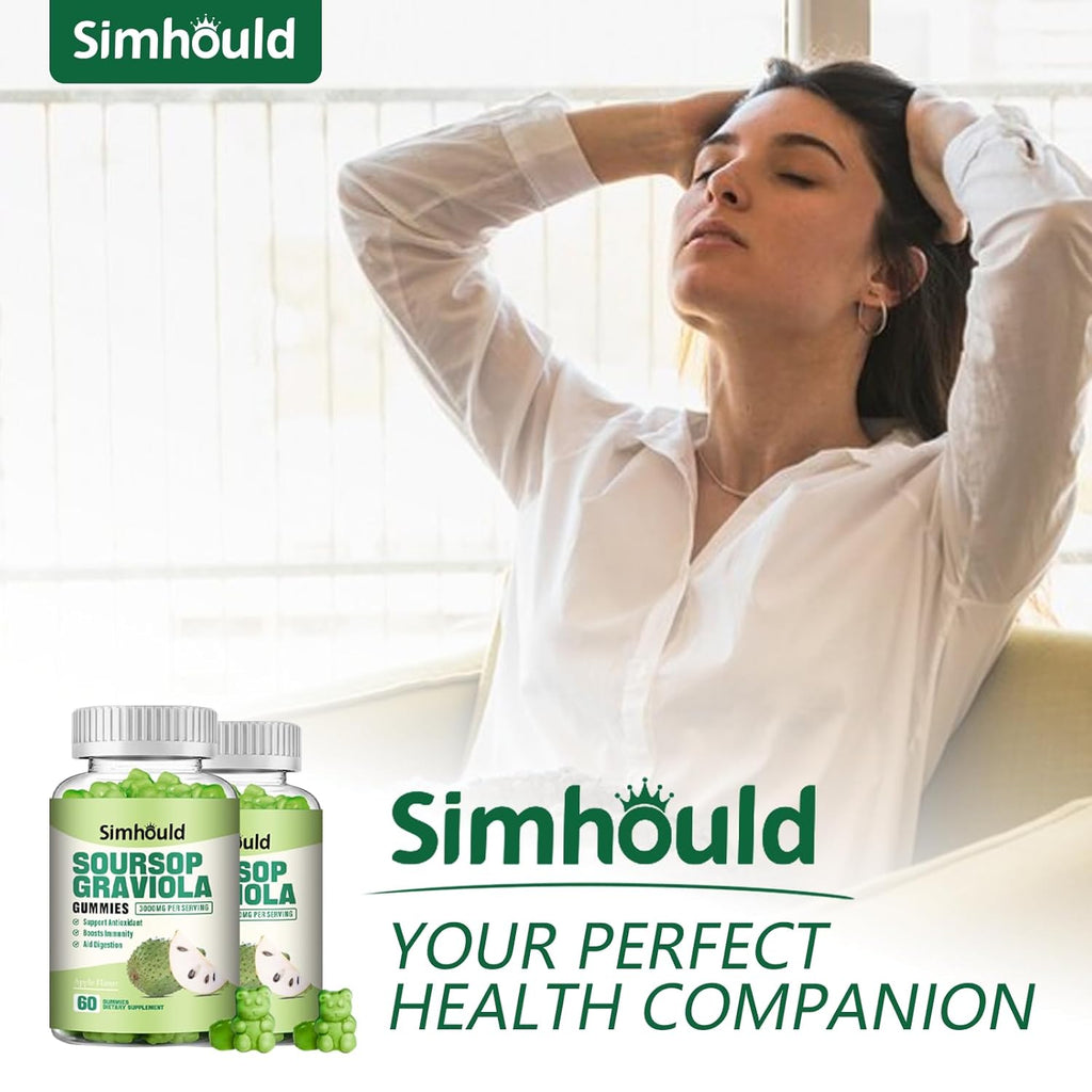 2 Pack Soursop Graviola Gummies - Simhould