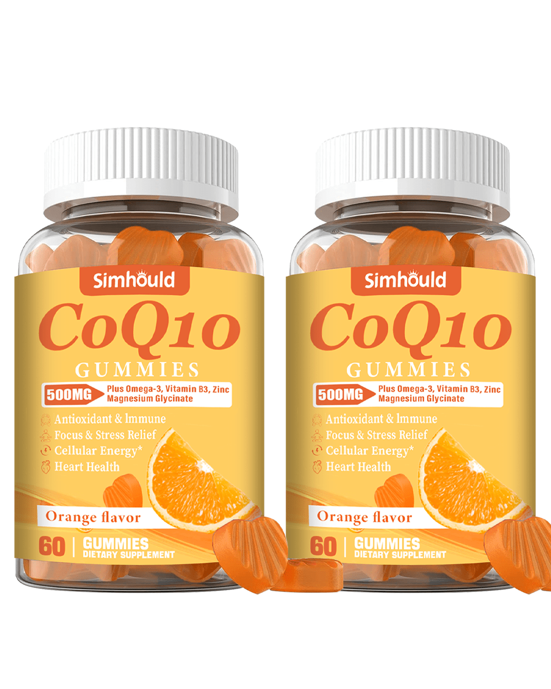 2 Pack CoQ10 500MG Gummies - Simhould